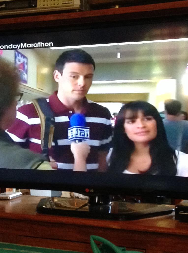 Glee marathon today. Hihi. Missing cory monteith. Belated happy birthday.  