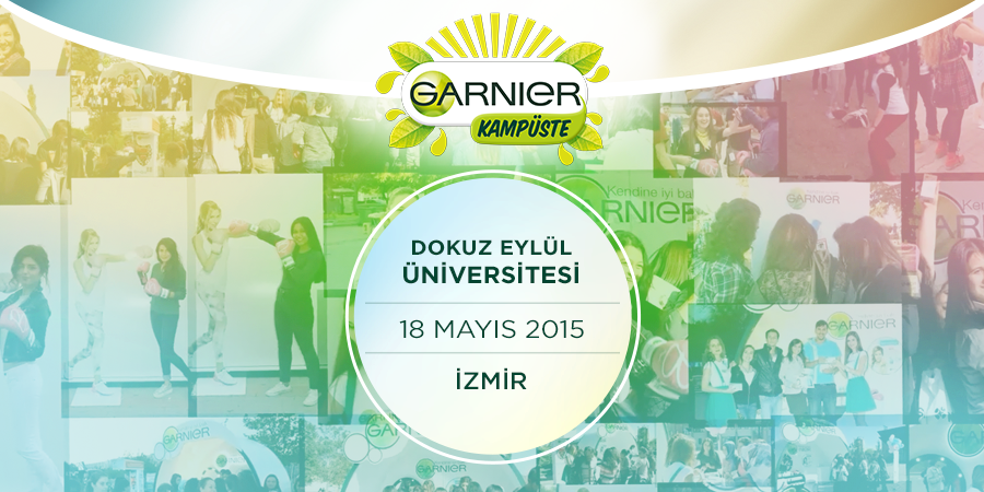 Dokuz Eylül Üniversitesi hazır mısın? Garnier seninle buluşmaya üniversitene geliyor! #GarnierKampüste