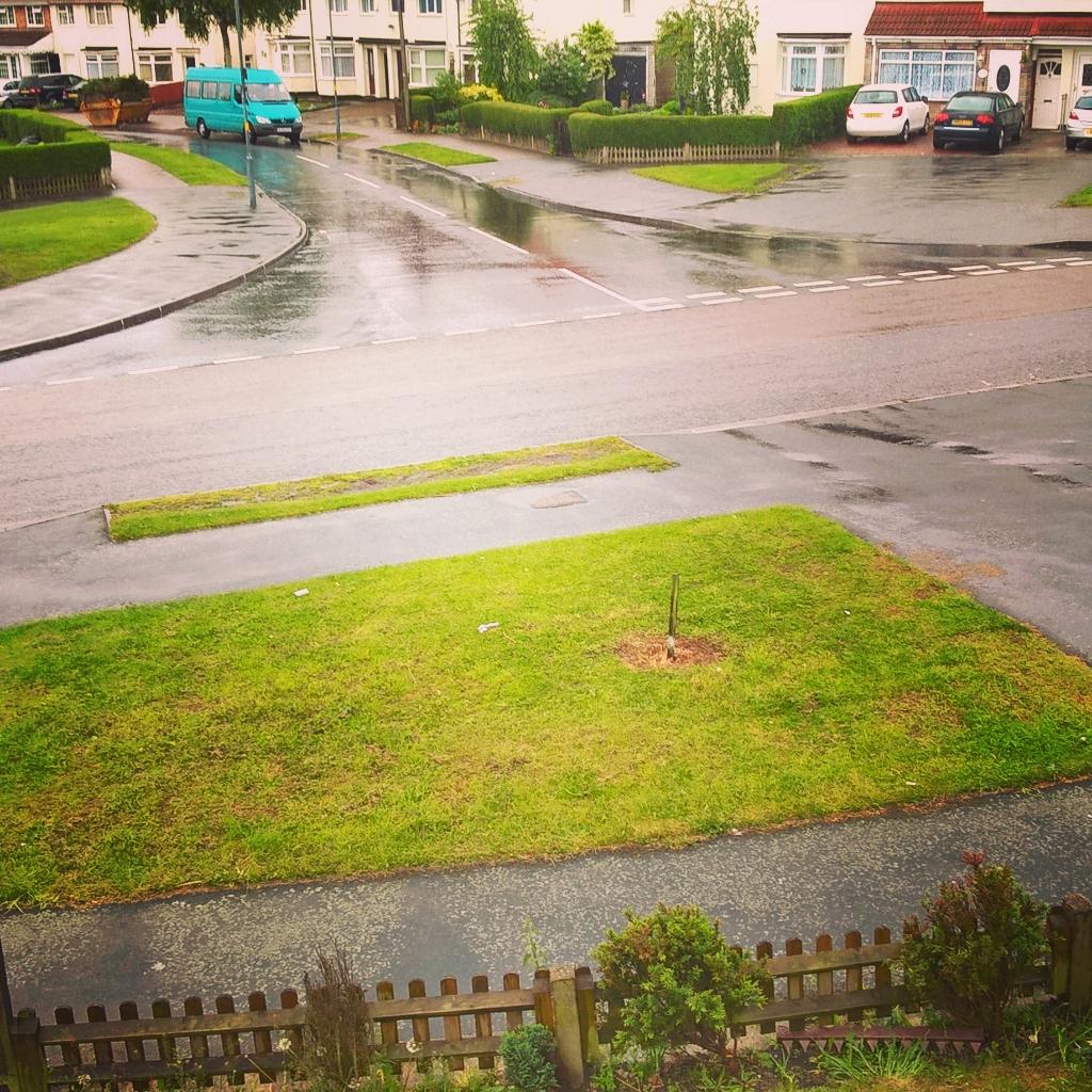 thevapingmonkey's tweet image. Rainy old Birmingham