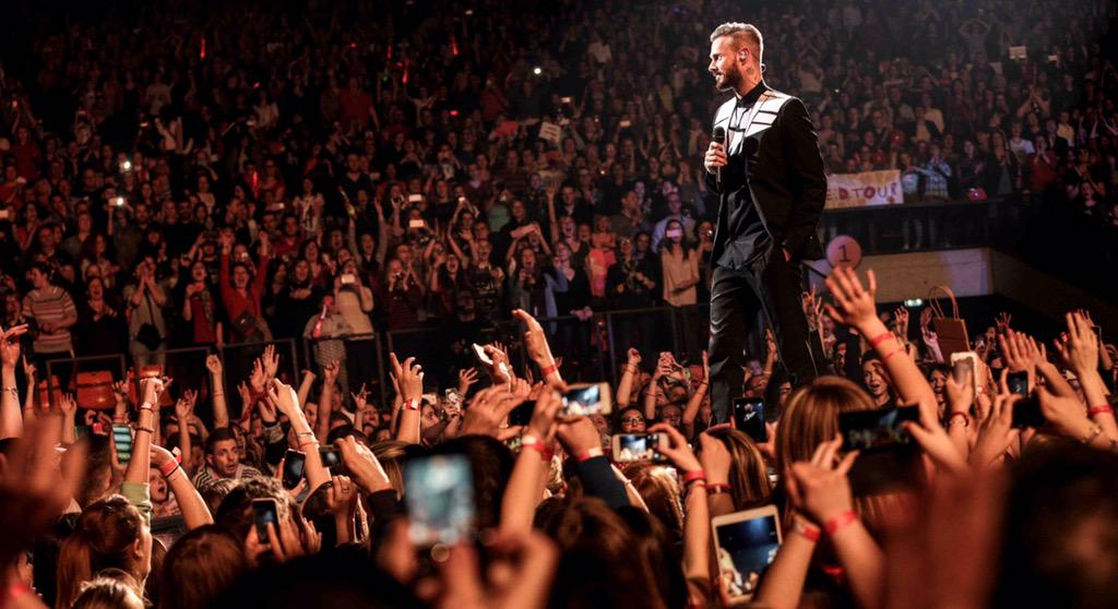 MPokora's tweet photo. Après les ponts/jours fériés, hâte de vous retrouver sur le R.E.D Tour mercredi à Rouen! #redtour #tourdefou #manque http://t.co/DRLphO25KQ