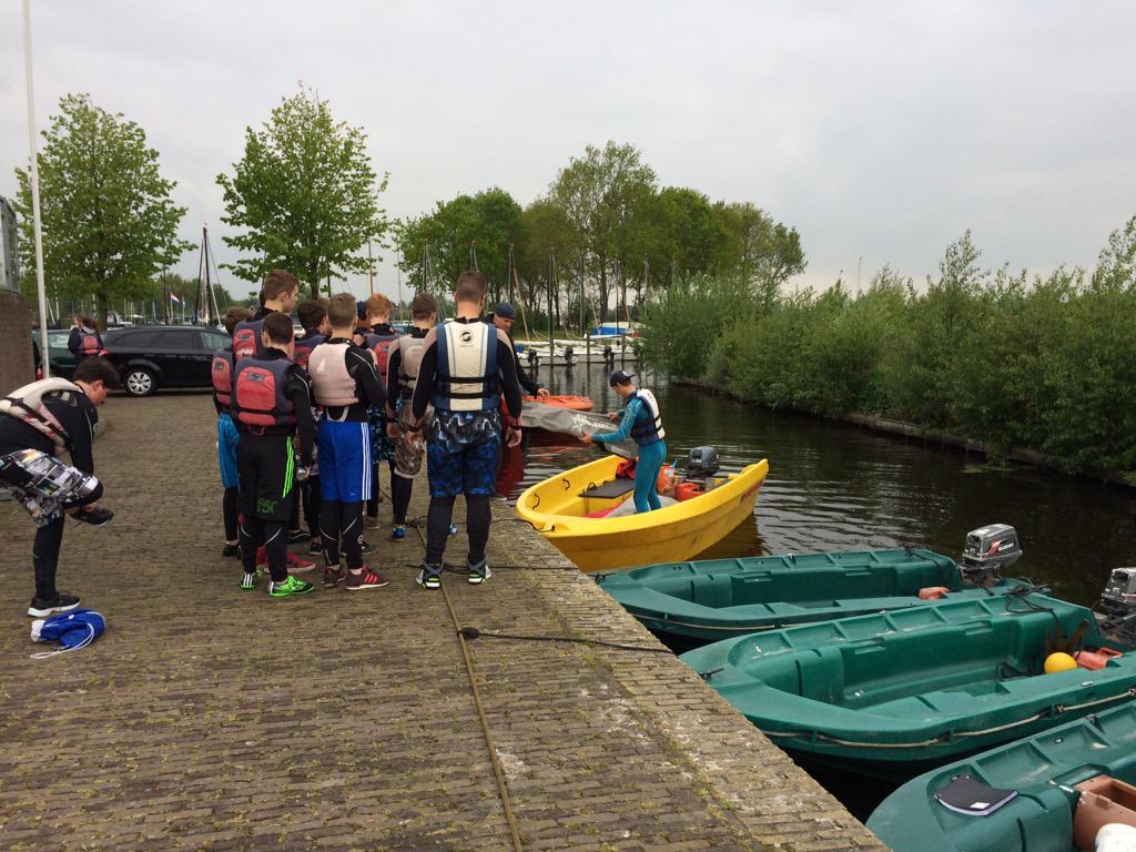 Leren in de praktijk. Fantastische samenwerking met werveld. Dank <a href="/zsneptunus/">Zeilschool Neptunus</a> #PvB1