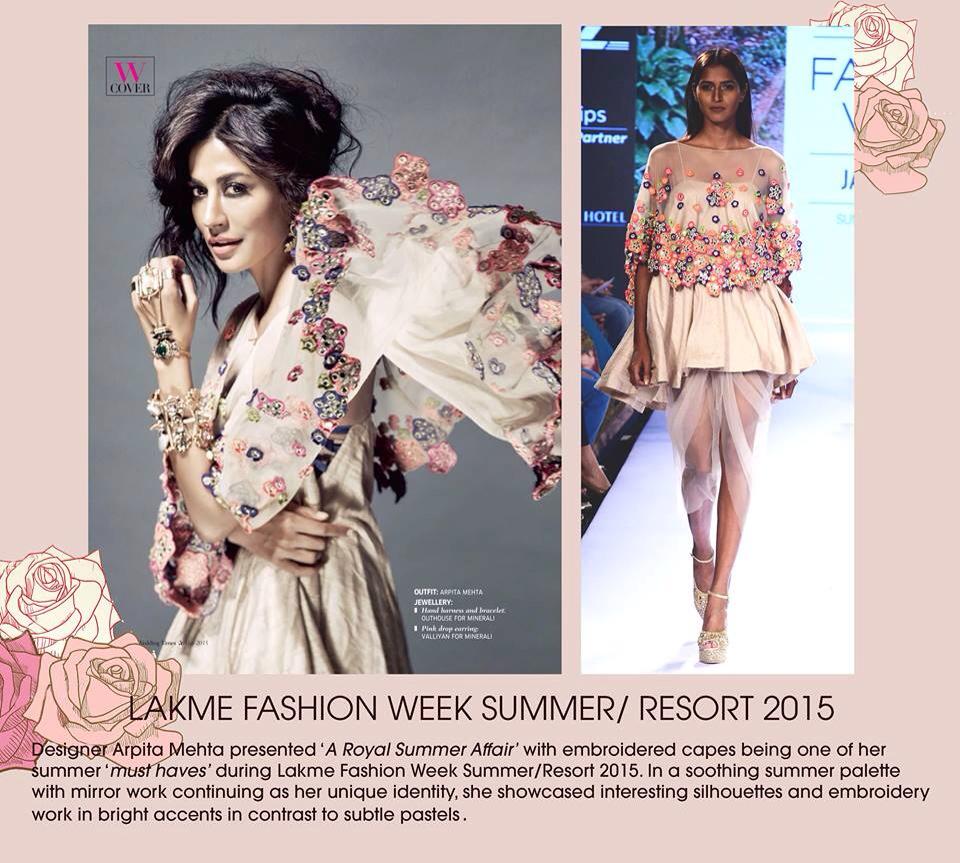 LakmeFashionWk's tweet photo. Summer Must-Haves by @arpita_mehta #Lakmefashionweek #celebrating15years @FeminaIndia @IChitrangda http://t.co/S0d6B6Xylt