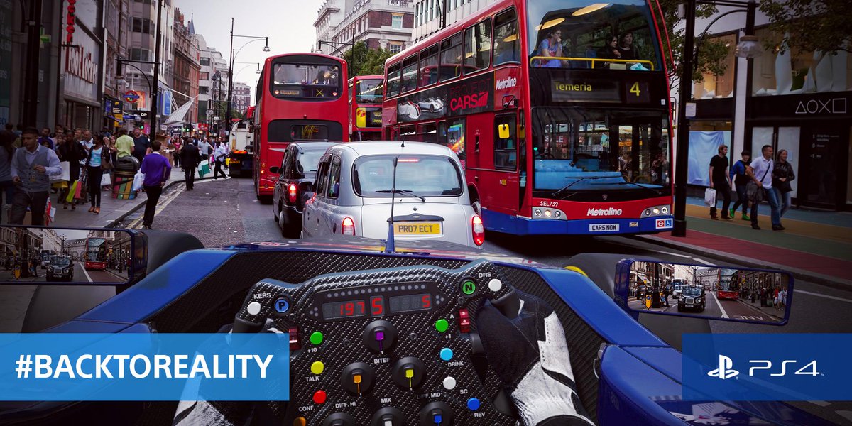 PlayStationUK's tweet photo. Only thinking about one thing during our Monday commute, what about you @BandaiNamcoUK? #ProjectCARS #backtoreality http://t.co/lHatUX37CQ