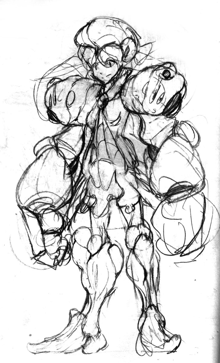 なんだかよくわからないモノ。
フルアーマー女の子。これも使えそう 