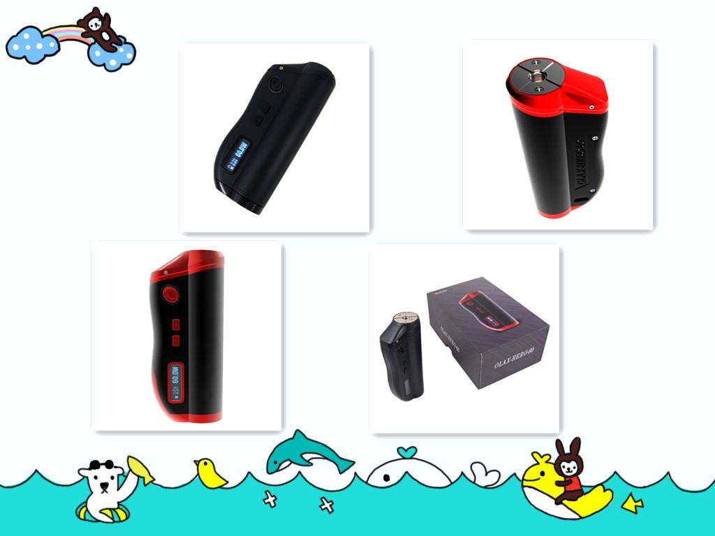 Ola X Hero 60W
Variable Wattage: 20.0W - 60.0W
Support Resistance: 60.0W(0.18ohm)
Add me on skype: joyren86 <a href="/ukvaper/">UK Vaper</a>