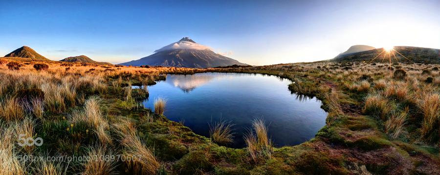 Popular on 500px : The Tarns, Taranaki by ItayGal