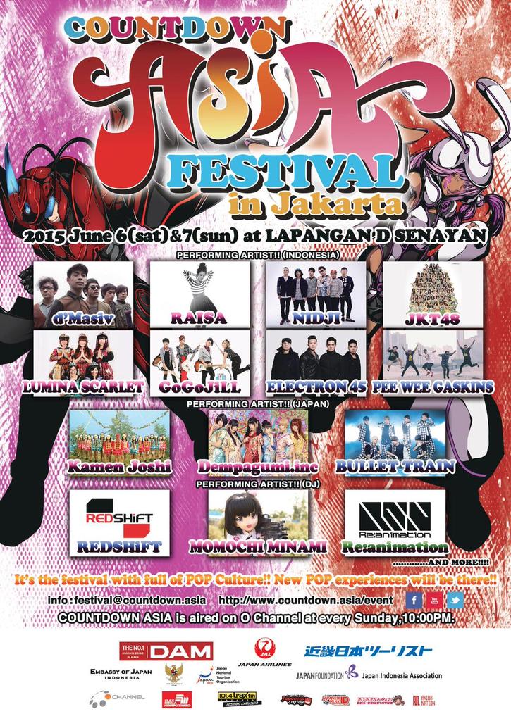AOC_Operational's tweet photo. #INFO JKT48 Akan Peeform di #Event @countdown_asia Festival in Jakarta On 6 - 7 June 2015 at Lap.D Senayan #agentBLI http://t.co/IZgx6N914a