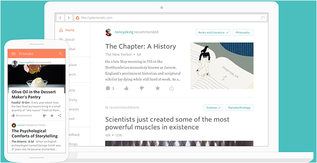 getwibki's tweet photo. .@Prismatic - the website that allows you connect with each other over shared interests 
http://t.co/pEurLKnWDW http://t.co/lykbdGdP3R