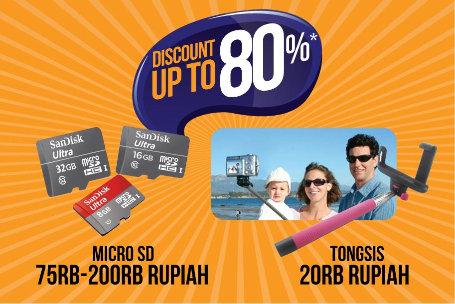 GeeksStoreBEC's tweet image. Diskon UP TO 80% utk produk Micro SD &amp;amp; aksesoris tertentu. Promo ini hanya selama bln Mei guys, jgn sampai kelewatan!