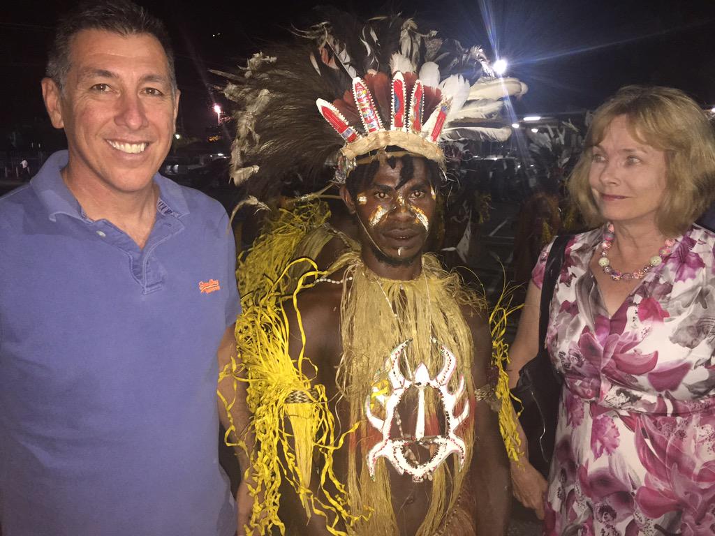 CQUniversityVC's tweet photo. @ProvostCQU and @nikbabovic meeting a future student in PNG @auspngnetwork @CQUni http://t.co/mG8Yx3Y9i0