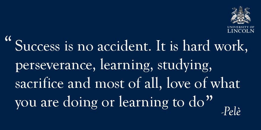 unilincoln's tweet image. We've been asking for the quotes that inspire you. Here's one of our favourites so far! #MondayMotivation