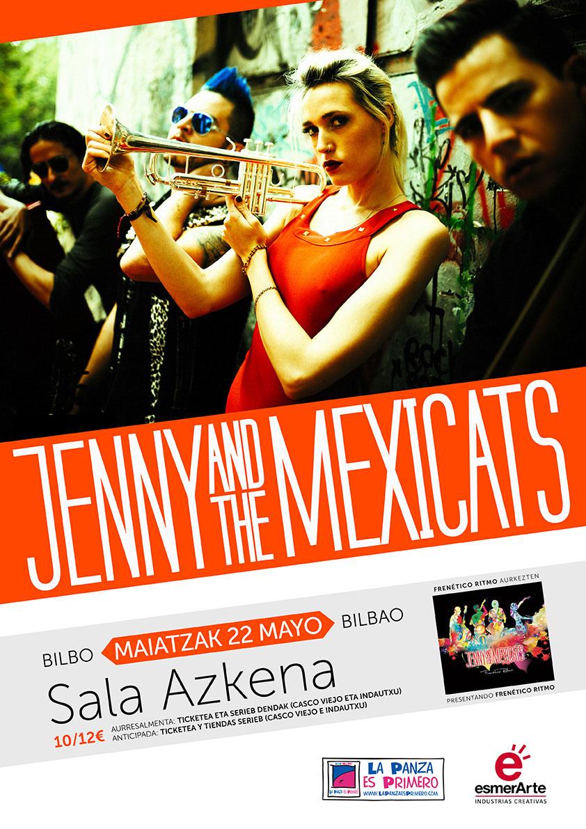 prmsinfronteras's tweet photo. SORTEO! 1 EntradaDoble para concierto de @JennyandMexicat el viernes en @AzkenaSala Bilbao! Síguenos + RT y participa http://t.co/ZI7QZWlJ0N