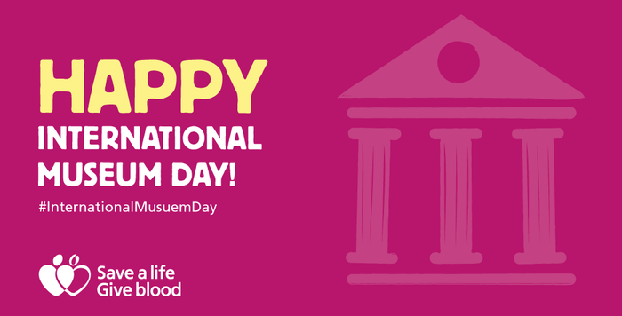 GiveBloodNHS's tweet photo. Happy #InternationalMuseumDay! Stop by your favourite museum after giving blood today. http://t.co/OaL4DgoCJg
