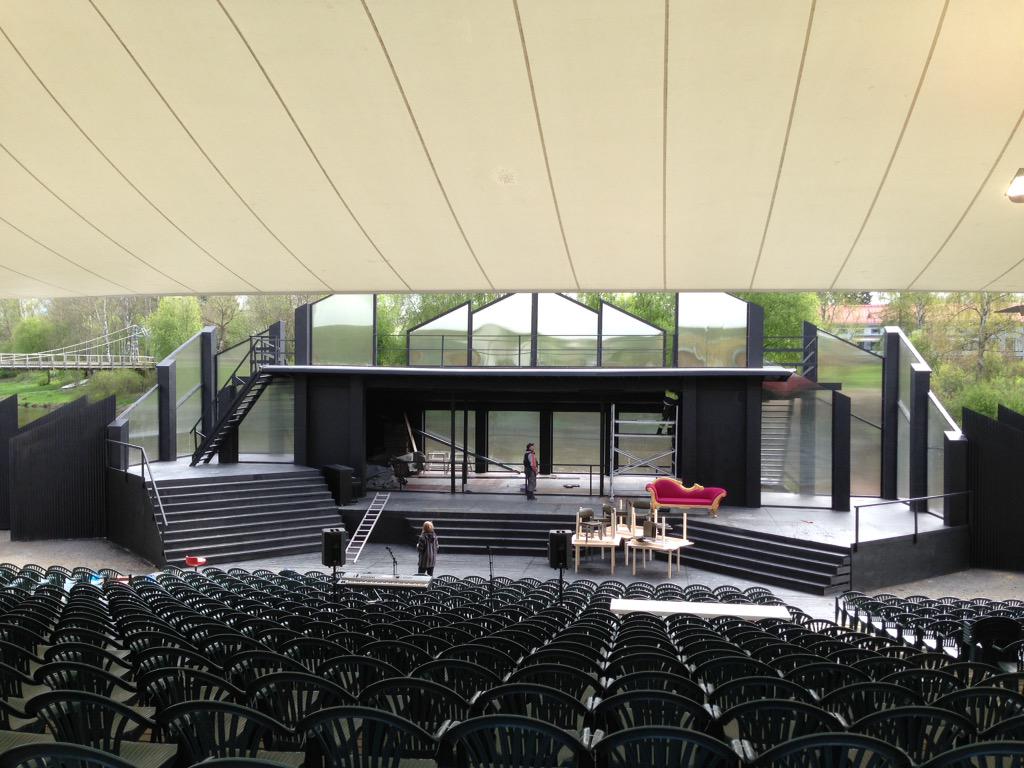 Ilmajoki Opera Festival, kylmä on mutta mukavaa...cold weather to rehearse but nice with music.