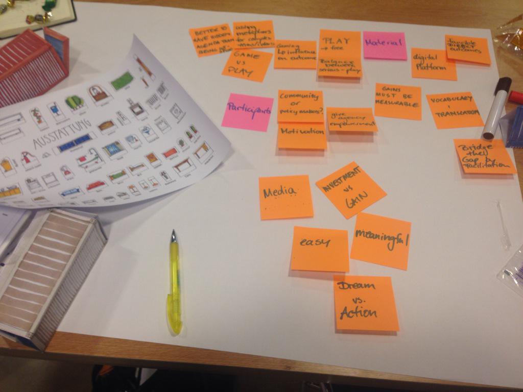 Paper containers from @DRLab_Berlin to find out how to engage people in policy design/development #pinc15 #track4