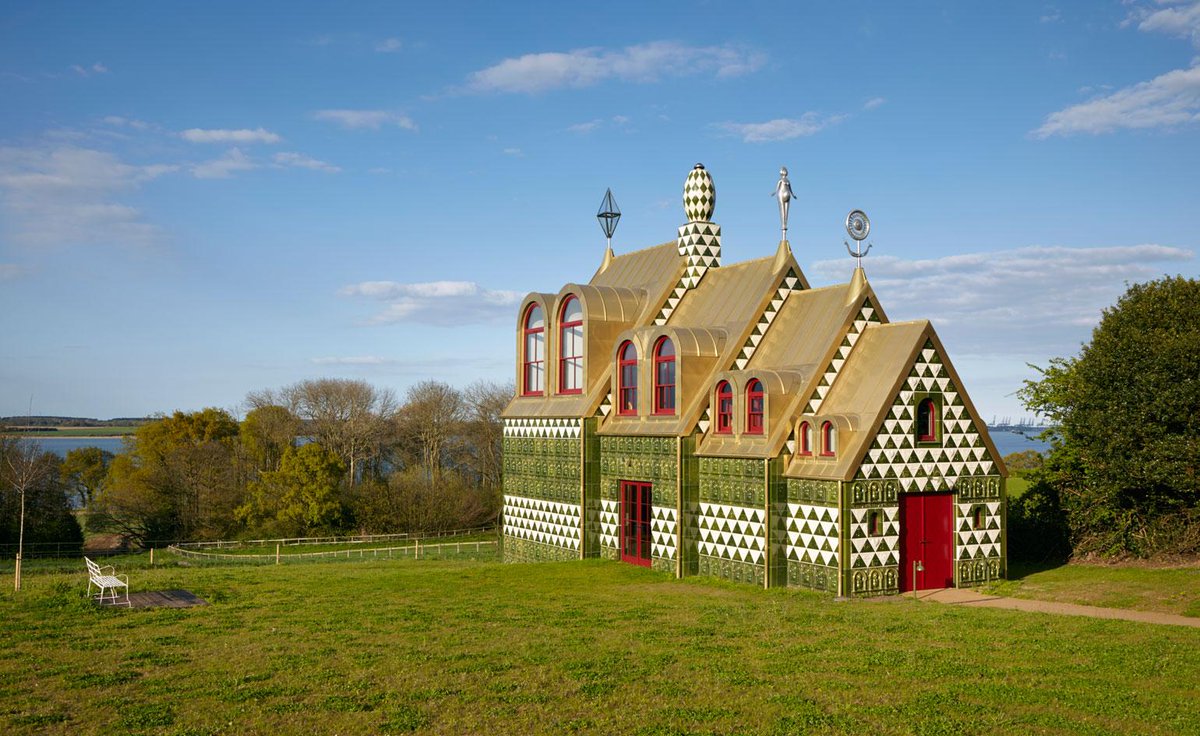 phaus_designers's tweet photo. Controversial! Grayson Perry's House For Essex - an intriguing holiday rental property from @LivingArch http://t.co/jVhpnccGwO