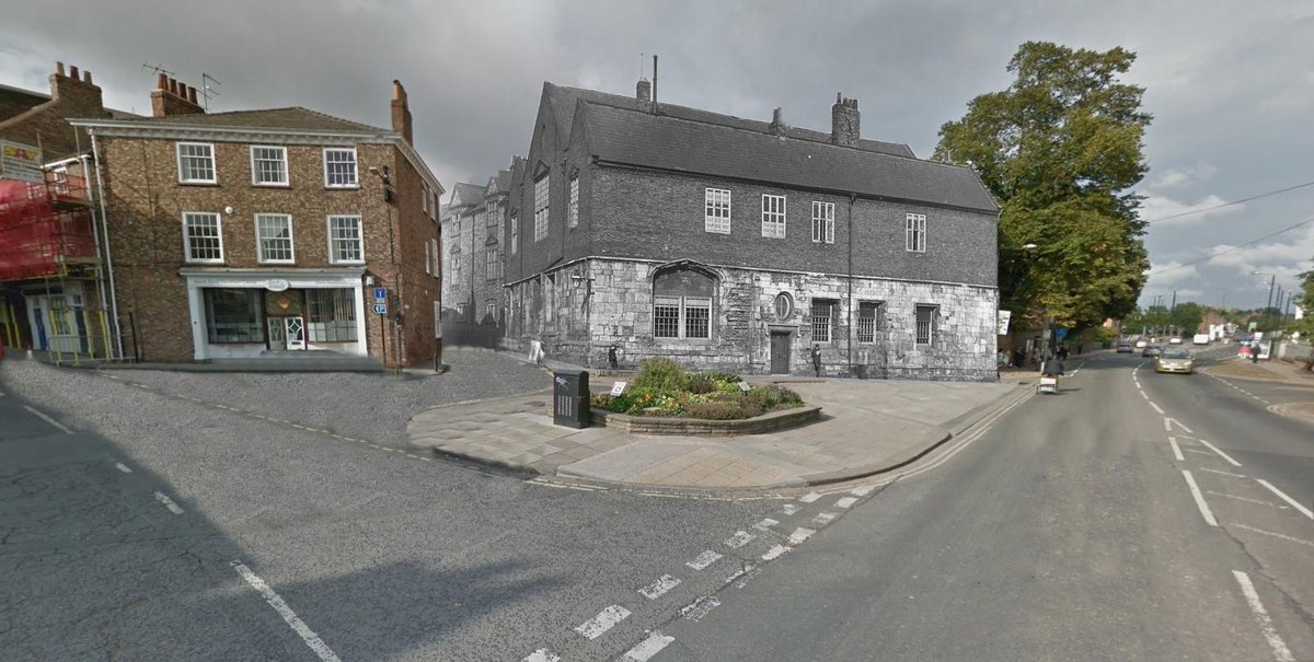 Yorkpastandpres's tweet photo. Then and Now Merged Image - St Antony's Hall @york365 @YorkDigitalCity @explore_digital @DiscoverYork @dringlibrary http://t.co/Zi9NnAaxME