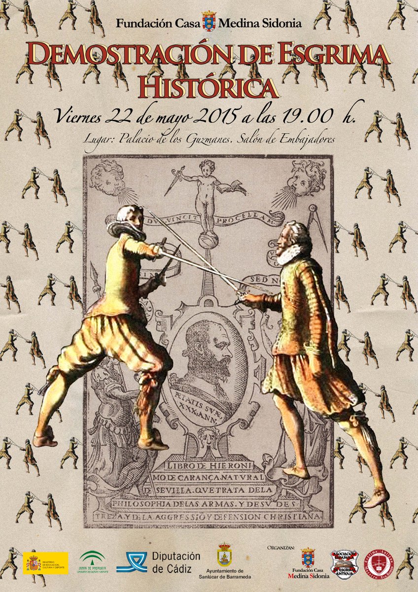 22-MAY Palacio de los Guzmanes.Fundación Casa Medina Sidonia  #SanlucardeBarrameda #Carranza #Esgrima #Destreza