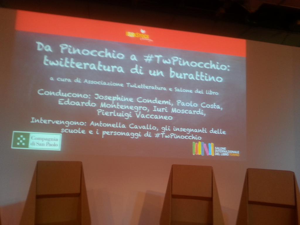 ScuoleSelia2014's tweet photo. @TwLetteratura @PinocchioTw
Viva Pinocchio!
#cheemozione http://t.co/e1H2BemtF7