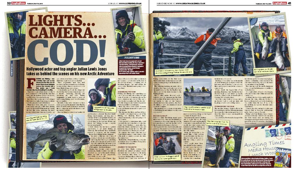 Steve Fitzpatrick (@angtruststeve) on Twitter photo Hollywood actor and <a href="/Stella_Sky1/">All Things Ruth Jones</a> star <a href="/JulesLewisJones/">Julian Lewis Jones</a> takes us on an Arctic Adventure in <a href="/angling_times/">Angling Times</a> this week. Hollywood actor and <a href="/Stella_Sky1/">All Things Ruth Jones</a> star <a href="/JulesLewisJones/">Julian Lewis Jones</a> takes us on an Arctic Adventure in <a href="/angling_times/">Angling Times</a> this week.