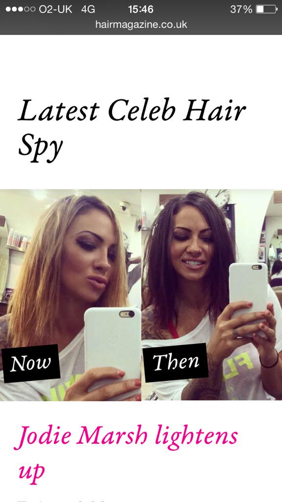 HairFromChris's tweet photo. You can find an article on http://t.co/yuc1UU6oD3 about ME and what I did for the beautiful @JodieMarsh http://t.co/vZ87gfKrfQ