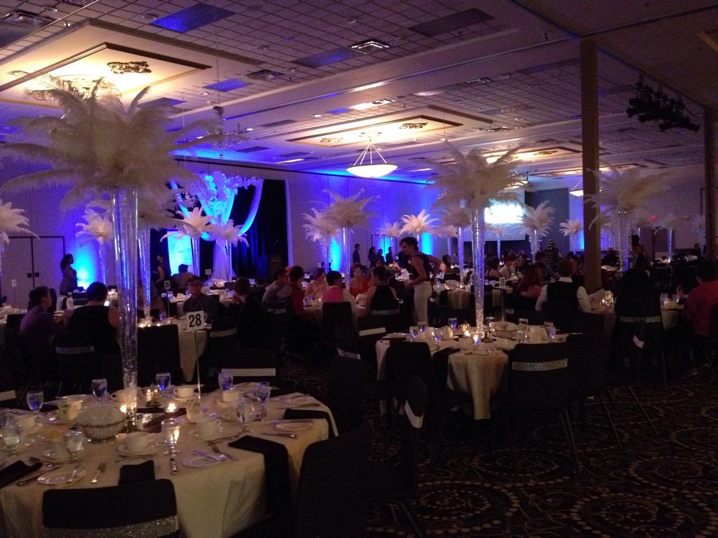 Gailey99's tweet photo. Queer Prom decorations - waiting for all of the folks to arrive: #OUTShine2015 http://t.co/zEYWRRK1G4