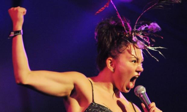 guardian's tweet photo. Tanya Tagaq: the polar punk who makes Björk sound tame http://t.co/Lh1FpsXnj1 via @guardiang2 http://t.co/ml0Oi4E5ZA