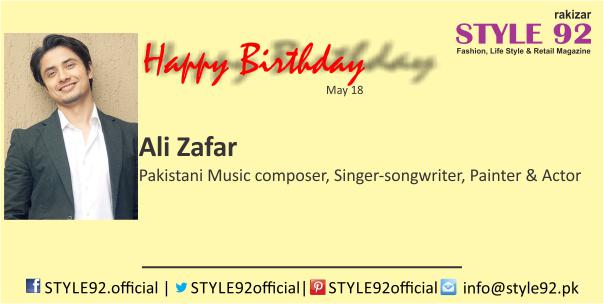 Happy Birthday to Ali Zafar       