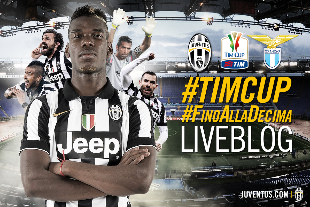 juventusfc's tweet photo. Mercoledì si lotterà #FINOALLADECIMA!
Vivete con noi la finale di #TIMCup #JuveLazio: http://t.co/7DefOYmqdq http://t.co/C6VApvZhuO
