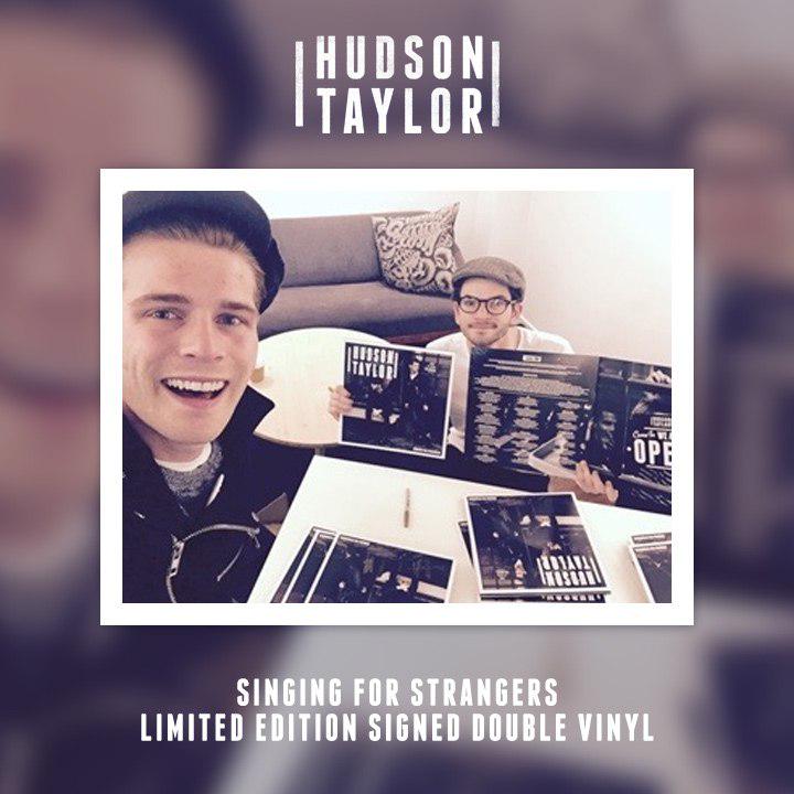 HudsonTaylor's tweet photo. Exciting news today is that 'Singing For Strangers’ is available as a ltd edition vinyl :D http://t.co/3f6Q8MJnFt http://t.co/zD5Kig16yS