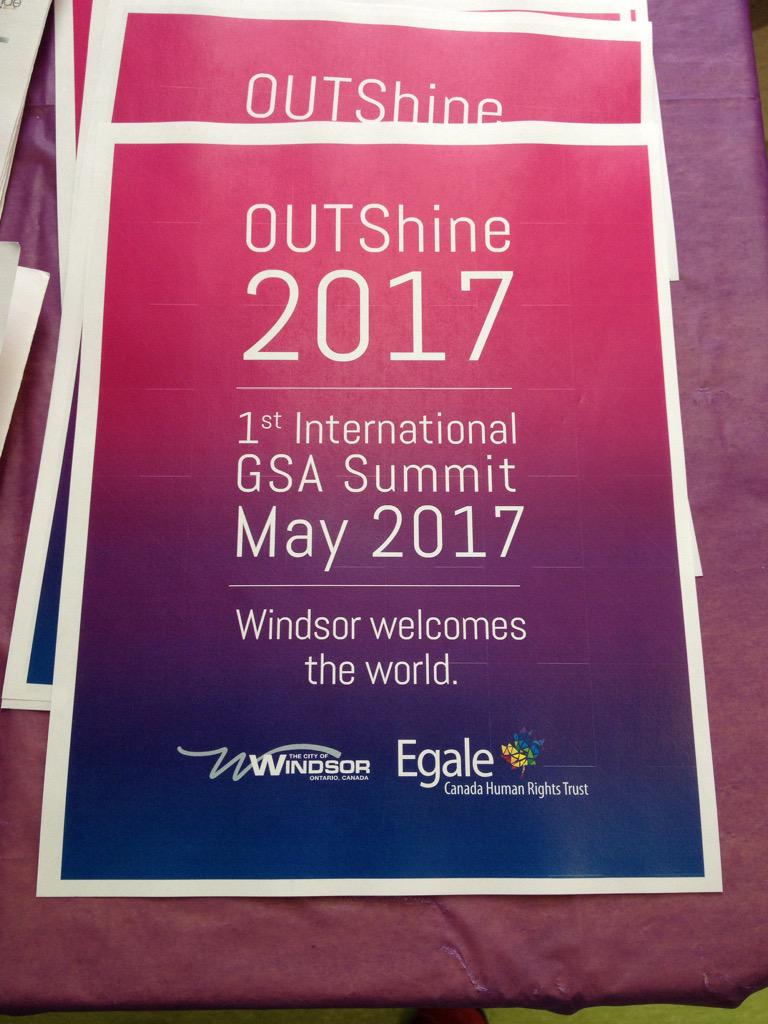 PIE_GSA's tweet photo. Outshine 2017 will be an International event in #Windsor . Get ready folks! #OUTShine2015 http://t.co/a07xP5p9PS