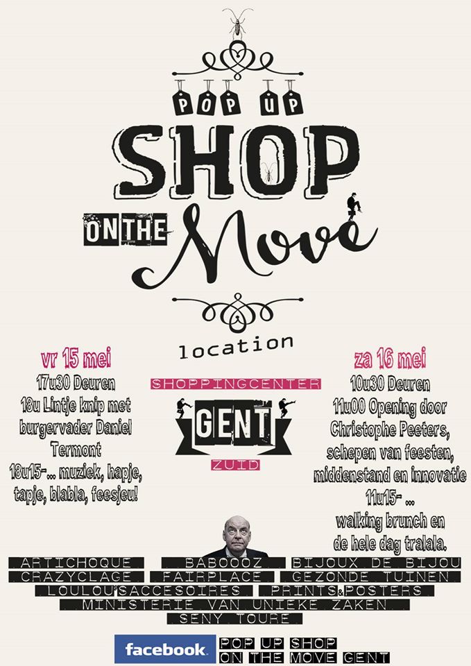GentZuid's tweet photo. Pop Up Shop on the move #Gent #shopping # Gent Zuid. 11 jonge ondernemers stellen hun onderneming voor. http://t.co/aYkMIzfjPe