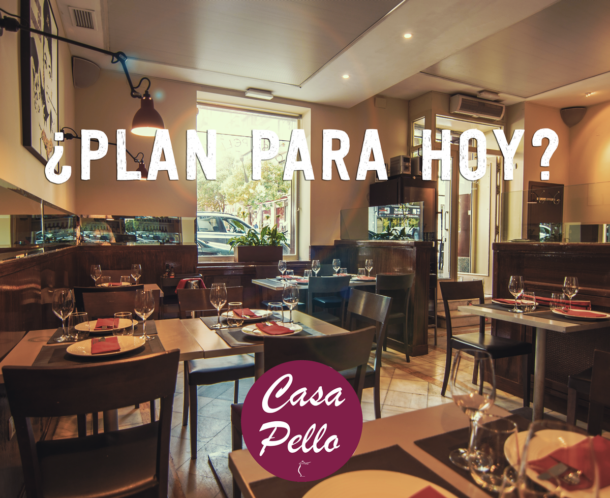 ¿Que plan tienes para hoy? Empieza la semana de la mejor manera.
#restaurante #madrid