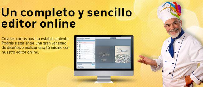 todoalacarta's tweet photo. ¿Sabías que en nuestra web dispones de un potente editor online y diseños gratuitos para hacer tu carta de menú? http://t.co/iuMtdLzSdN