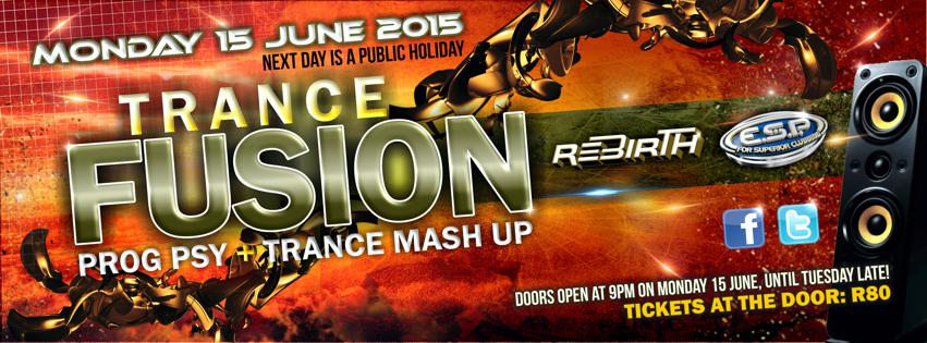 #TranceFusion #ProgPsy #Trance #MashUp 
#YouthDay 
<a href="/RebirthPartySA/">RebirthPartySA</a> @EventsJhb <a href="/jhblive/">JHBLive</a> @SApartylife <a href="/PartyCentral_SA/">Party Central SA</a>