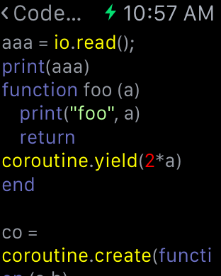 tayutec's tweet photo. Now, you can use the Apple watch to run lua script. https://t.co/x9ZwifDudG http://t.co/xFqVAQrC14