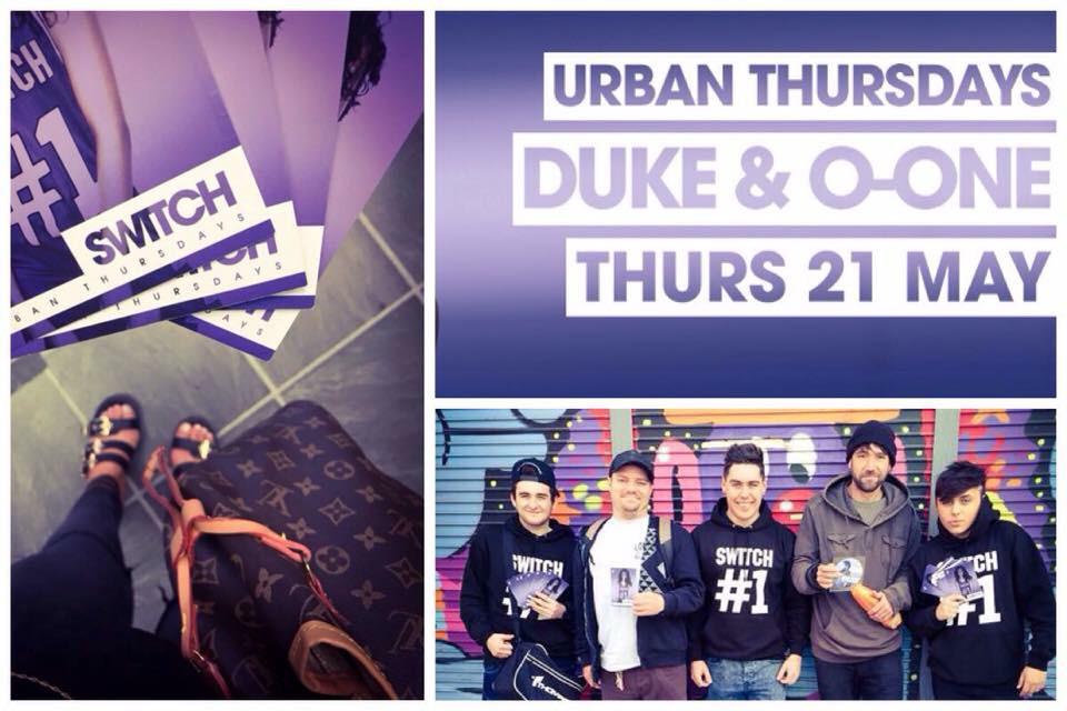 DeanWatson1991's tweet photo. This weeks #switch @djalvinduke @DJ_O_One  are taking over the turn tables throwing out all your fav urban tunes http://t.co/a02UqSS2iR