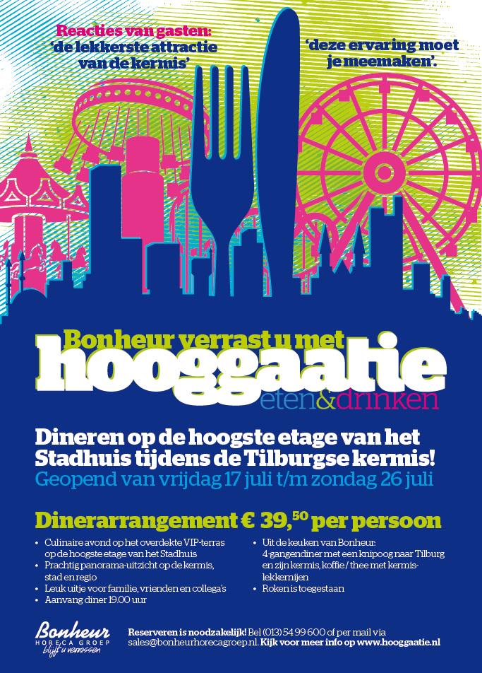 Goed nieuws! Ook dit jaar Hooggaatie eten &amp; drinken <a href="/KermisinTilburg/">De Tilburgse Kermis</a> , op het dakterras van Stadhuis #Tilburg