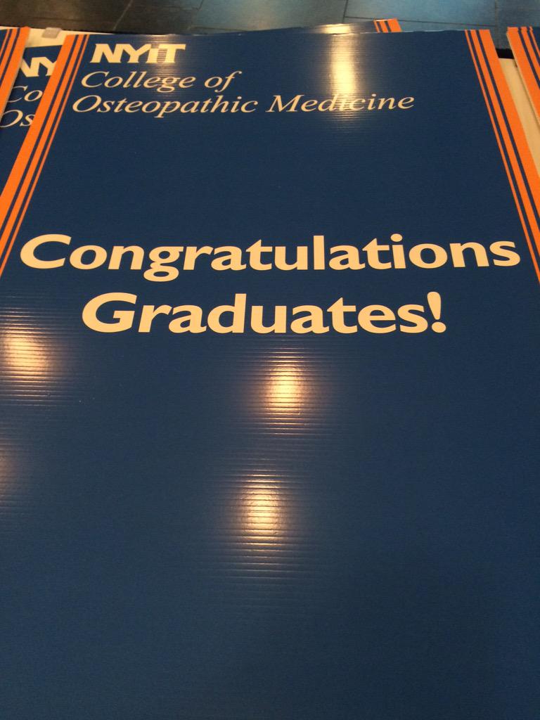 NYITCOMDO's tweet photo. Congratulations to NYITCOM graduates. So proud of our newest osteopathic physicians #NYITCOM2015 #myfirstTweet http://t.co/1LRYvyPe3B