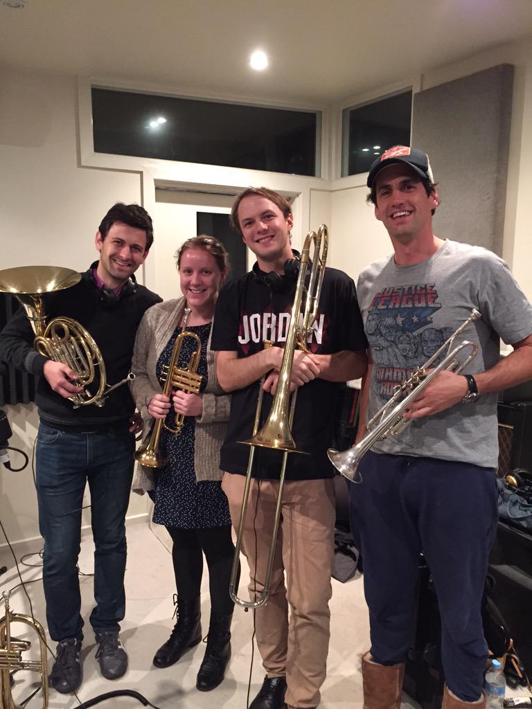 andytomlee's tweet photo. Feeling horny!! 

Recording for @ZoophyteBand... "Welcome Back to Life" http://t.co/yQDrjMOvHq