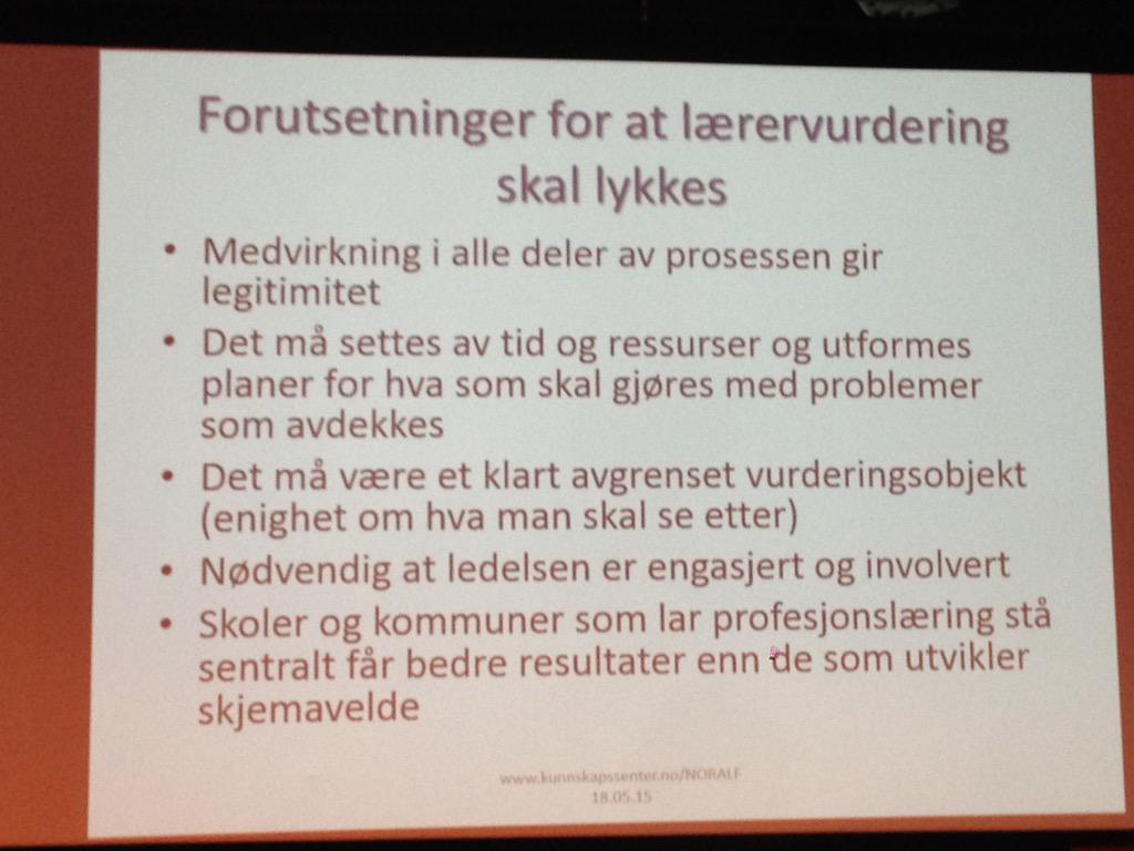 FridaWiren's tweet photo. Norska erfarenheter presenteras av Sølvi Lillejord från 'Kunskapssenter for utdanning' #Noralf #skolutveckling http://t.co/ckMGAcY2gK
