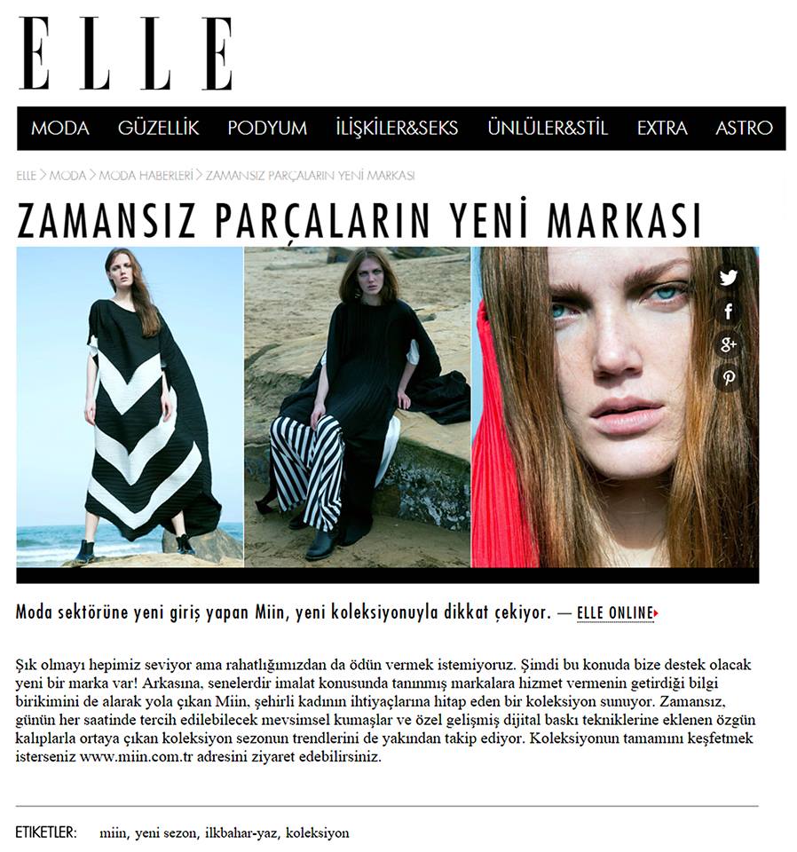 officialmiin's tweet photo. ZAMANSIZ PARÇALARIN YENİ MARKASI - THE NEW BRAND OF TIMELESS PIECES #miinofficial #miin ELLE Türkiye http://t.co/neqdrkgcpO