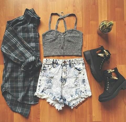 FashionCreating's tweet photo. Han bajado un poco las temperaturas y esta camisa de cuadros te irá genial con los short, ¿¿te animas?? #cfashion http://t.co/FBCFgkGtM8
