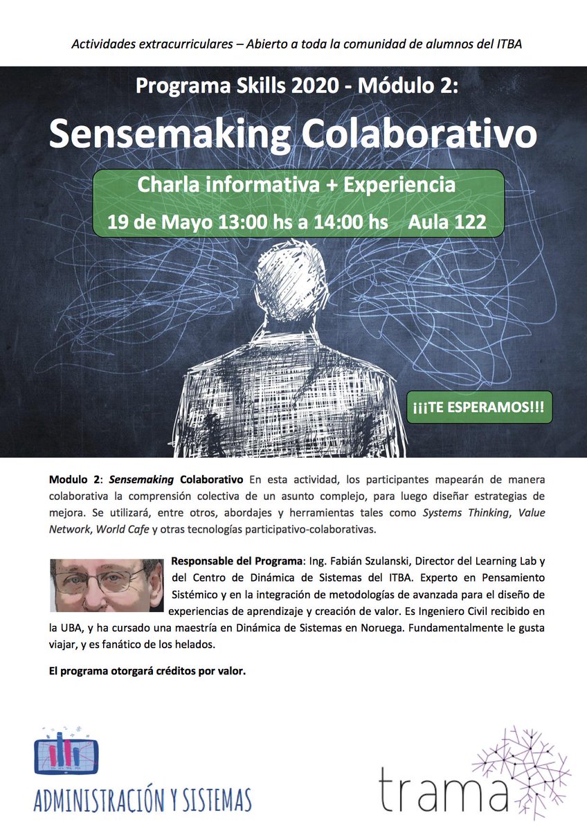TramaEmp's tweet photo. Mañana, charla informativa + experiencia sobre sensemaking colaborativo por @fabianszulanski, no te lo pierdas! http://t.co/jIrjEXyjHf