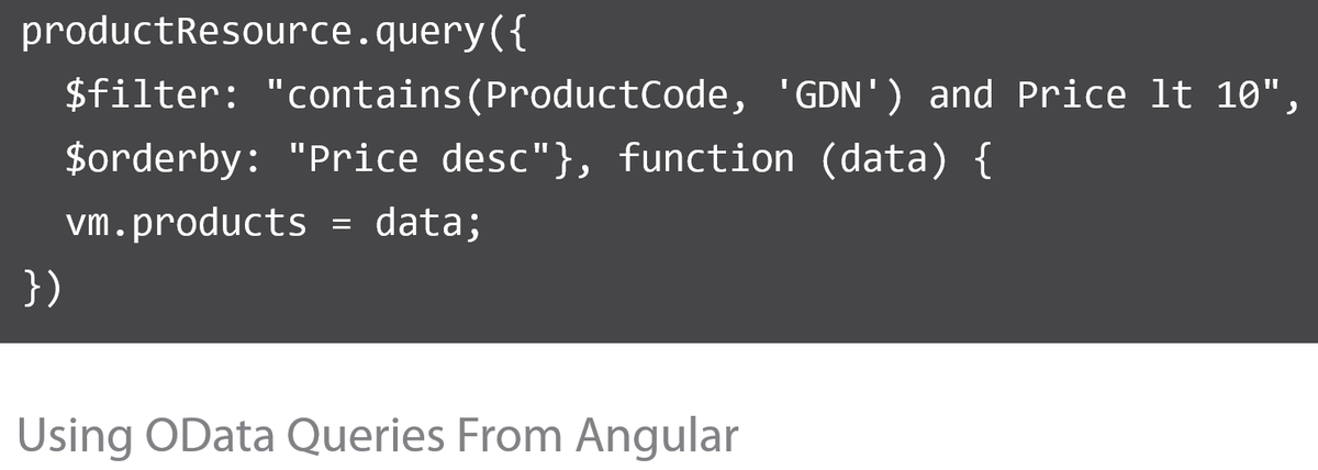 DeborahKurata's tweet image. Learn how to implement OData queries with #AngularJS and #aspnetwebapi:
bit.ly/DeborahK_Angul…