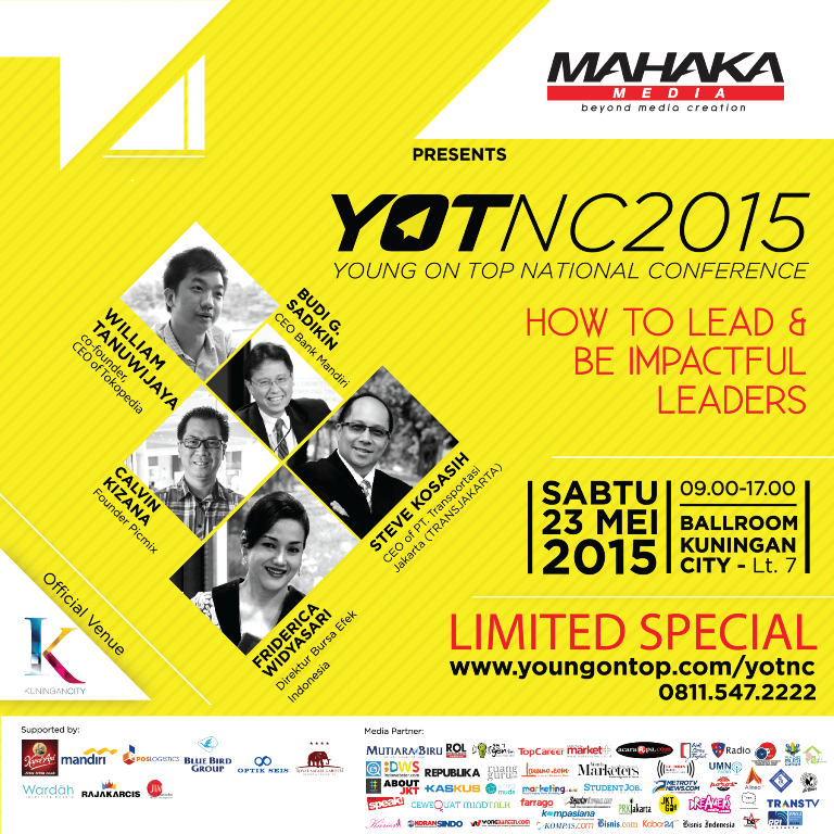 YoungOnTop's tweet photo. Learn how to be impactful leaders at #YOTNC2015 RSVP here http://t.co/MthbzEFB6K sms 08115472222 @malesbanget http://t.co/PjNg5REDN2