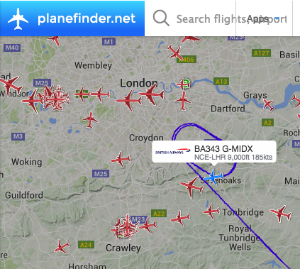 airlivenet's tweet photo. BREAKING British Airways #BA343 to London Heathrow has landing gear problem. Live: http://t.co/VUcjNPobRa http://t.co/1H77fK32io