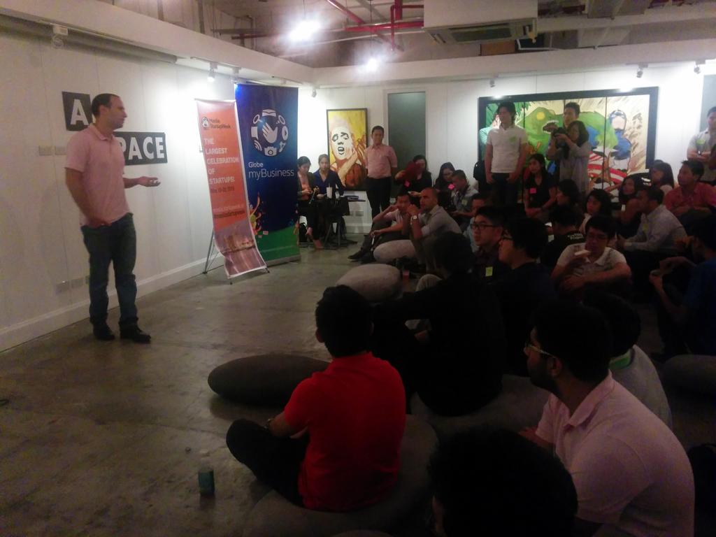 coinsph's tweet photo. .@ronhose tells us why Philippines could be the next big thing #manilastartupweek http://t.co/vpjJGrGrWQ