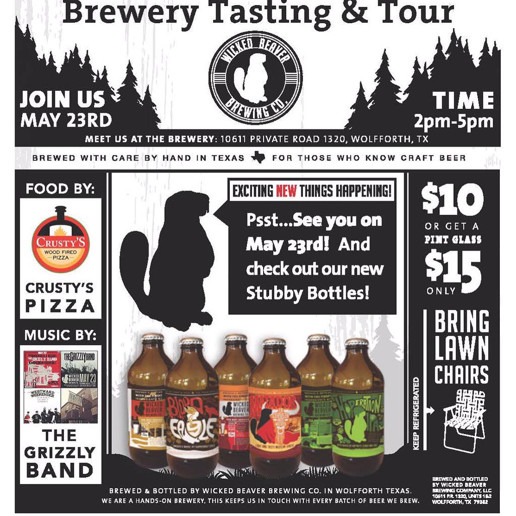 Come see us this Saturday. #craftbeerlubbock #texascraftbeer #thegrizzlyband #crustyspizza