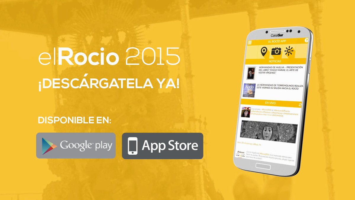 OXIKstudio's tweet photo. Descárgate la app "El Rocío" de @RTVA Android http://t.co/wThbnIqmJd iOS http://t.co/3EYsWsSi6y #ElRocio15 #Rocio2015 http://t.co/CY0jwLoOiv